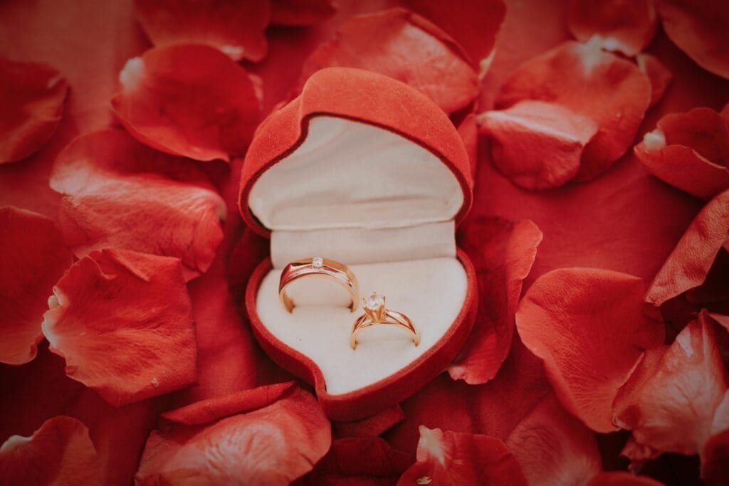 Romantic Valentine’s Day gift box